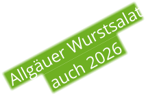 Allgäuer Wurstsalat  auch 2026